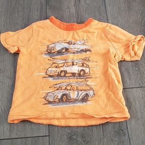 2T Transportation-Themed Orange Tee